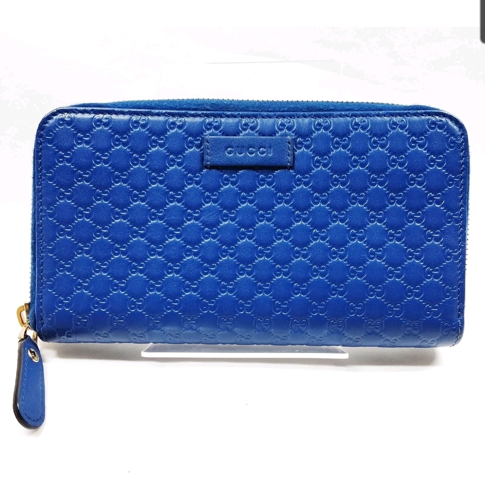 Gucci Mico GG Zip Around Wallet